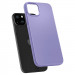 Spigen Thin Fit Case - качествен тънък матиран кейс за iPhone 15 (лилав) 9