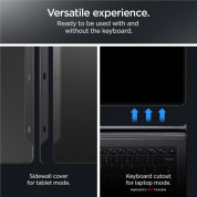 Spigen Thin Fit Pro Case - качествен тънък матиран кейс за Samsung Galaxy Tab S9 Ultra, Galaxy Tab S8 Ultra (черен) 14