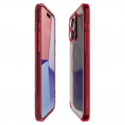 Spigen Ultra Hybrid MagSafe Case - хибриден кейс с висока степен на защита с MagSafe за iPhone 15 Pro (червен-мат)  7