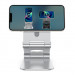 Omoton MS02 Foldable Stand - алуминиева сгъваема поставка за бюро и плоскости за iPhone, съвместима с MagSafe захранване (сребрист) 1