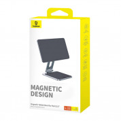 Baseus MagStable Magnetic Tablet Stand  - сгъваема магнитна алуминиева поставка за iPad Pro 12.9 M2 (2022), iPad Pro 12.9 M1 (2021), iPad Pro 12.9 (2020), iPad Pro 12.9 (2018) (сив) 8