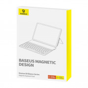 Baseus Brilliance Magnetic Keyboard Case (P40112602111-00) - кожен калъф и безжична блутут клавиатура за iPad mini 6 (2021) (черен) 7