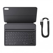 Baseus Brilliance Magnetic Keyboard Case (P40112602111-00) - кожен калъф и безжична блутут клавиатура за iPad mini 6 (2021) (черен) 5