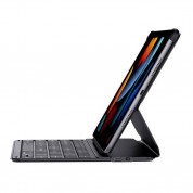 Baseus Brilliance Magnetic Keyboard Case (P40112602111-01) - кожен калъф и безжична блутут клавиатура за iPad 9 (2021), iPad 8 (2020), iPad 7 (2019)  (черен) 2
