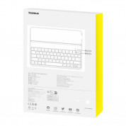 Baseus Brilliance Magnetic Keyboard Case (P40112602111-02) - кожен калъф и безжична блутут клавиатура за iPad 10 (2022) (черен) 8