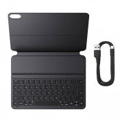 Baseus Brilliance Magnetic Keyboard Case (P40112602111-02) - кожен калъф и безжична блутут клавиатура за iPad 10 (2022) (черен) 3