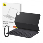 Baseus Brilliance Magnetic Keyboard Case (P40112602111-03) for iPad Air 5 (2022), iPad Air 4 (2020), iPad Pro 11 M2 (2022), iPad Pro 11 M1 (2021), iPad Pro 11 (2020), iPad Pro 11 (2018) (black) 6
