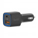 Budi Dual Car Charger 18W - зарядно за кола с USB-A и USB-C изходи с технология за бързо зареждане (черен) 1