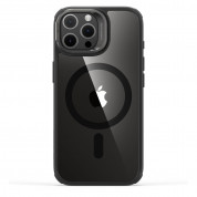 ESR Classic Kickstand HaloLock MagSafe Case - хибриден кейс с висока степен на защита с MagSafe за iPhone 15 Pro Max (черен-прозрачен)  3