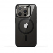ESR Classic Kickstand HaloLock MagSafe Case - хибриден кейс с висока степен на защита с MagSafe за iPhone 15 Pro (черен-прозрачен)  3