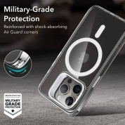 ESR Classic Kickstand HaloLock MagSafe Case - хибриден кейс с висока степен на защита с MagSafe за iPhone 15 Pro (прозрачен)  8