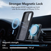 ESR Cloud Kickstand Halolock MagSafe Case for iPhone 15 Pro Max (black) 6