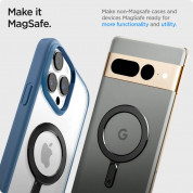 Spigen OneTap MagFit MagSafe Ring Adapter - универсален магнитен адаптер с функцията MagSafe за смартфони (черен) 9