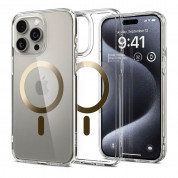 Spigen Ultra Hybrid MagSafe Case for iPhone 15 Pro (clear-gold)