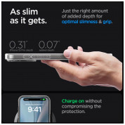 Spigen Ultra Hybrid MagSafe Case - хибриден кейс с висока степен на защита с MagSafe за iPhone 15 Pro (прозрачен-златист)  13