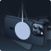 Tech-Protect MagMat MagSafe Case - хибриден удароустойчив кейс с MagSafe за iPhone 13 mini (черен-прозрачен) 3