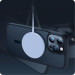 Tech-Protect MagMat MagSafe Case - хибриден удароустойчив кейс с MagSafe за iPhone 11 (черен-прозрачен) 4