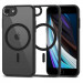 Tech-Protect MagMat MagSafe Case - хибриден удароустойчив кейс с MagSafe за iPhone SE (2022), iPhone SE (2020), iPhone 8, iPhone 7 (черен-прозрачен) 1
