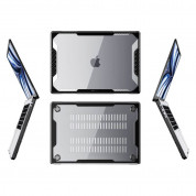 i-Blason SUPCASE Unicorn Beetle Case for MacBook Air 15 M2 (2023) (black-clear) 2
