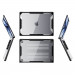 i-Blason SUPCASE Unicorn Beetle Case - удароустойчив хибриден кейс за MacBook Air 15 M2 (2023) (черен-прозрачен) 3
