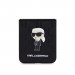 Karl Lagerfeld PU Saffiano Monogram Ikonik NFT Case - дизайнерски кожен кейс за Samsung Galaxy Z Flip5 (черен) 4