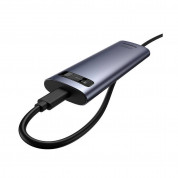 Baseus FlyJoy USB-C External M.2 NVMe SATA SSD Enclosure (gray) 2
