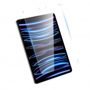 Baseus Corning HD Tempered Glass (P40012005201-04) - калено стъклено защитно покритие за дисплея на iPad Pro 12.9 M2 (2022), iPad Pro 12.9 M1 (2021), iPad Pro 12.9 (2020), iPad Pro 12.9 (2018) (прозрачно)