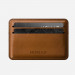 Nomad Full Grain Leather Card Wallet - стилен кожен портфейл от естествена кожа (светлокафяв) 2