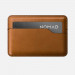 Nomad Full Grain Leather Card Wallet - стилен кожен портфейл от естествена кожа (светлокафяв) 3