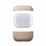 Nomad Modern Leather Case - кожен (естествена кожа) кейс за Apple Airpods Pro 2, AirPods Pro (бежов) 5