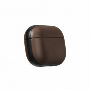Nomad Modern Leather Case - кожен (естествена кожа) кейс за Apple Airpods Pro 2, AirPods Pro (тъмнокафяв) 3