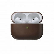 Nomad Modern Leather Case for Apple Airpods Pro 2, AirPods Pro (brown) 1