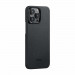 Pitaka MagEZ 4 600D Aramid Fiber MagSafe Case - кевларен кейс с MagSafe за iPhone 15 Pro Max (черен-сив)  2