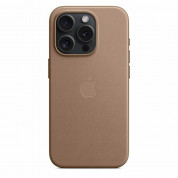 Apple iPhone FineWoven Case with MagSafe - оригинален текстилен кейс с MagSafe за iPhone 15 Pro (кафяв) 3