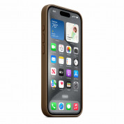 Apple iPhone FineWoven Case with MagSafe - оригинален текстилен кейс с MagSafe за iPhone 15 Pro (кафяв) 5