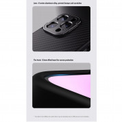 Nillkin CarboProp Aramid MagSafe Case - хибриден удароустойчив кевларен кейс с MagSafe за iPhone 14 Pro (черен) 7