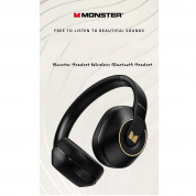 Monster Storm Wireless Bluetooth Headset XKH01 - безжични блутут слушалки за мобилни устройства (черен) 2