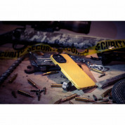Tactical MagForce Aramid Industrial Limited Edition Case - кевларен кейс с MagSafe за iPhone 13 mini (жълт) 3