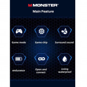Monster Airmars TWS In-Ear Gaming Bluetooth Earphones XKT01 (white) 5
