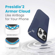 Speck Presidio 2 Grip Case for iPhone 15 Pro (coastal blue) 5