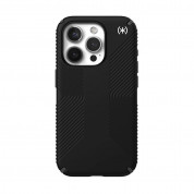 Speck Presidio 2 Grip Case - удароустойчив хибриден кейс за iPhone 15 Pro (черен) 1