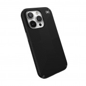 Speck Presidio 2 Grip Case - удароустойчив хибриден кейс за iPhone 15 Pro (черен) 3