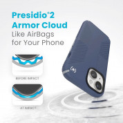 Speck Presidio 2 Grip Case for iPhone 15 (coastal blue) 5