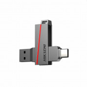 Hiksemi E307C USB-C 3.2 High Speed Flash Drive 64GB - флаш памет с USB-A и USB-C конектори (64GB) 