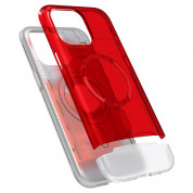 Spigen Classic C1 MagSafe Case - хибриден удароустойчив кейс с висока степен на защита с MagSafe за iPhone 15 Pro (червен) 3