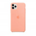 Apple Silicone Case - оригинален силиконов кейс за iPhone 11 Pro (светлорозов) 1