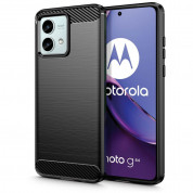 Tech-Protect Carbon Flexible TPU Case for Motorola Moto G84 5G (matte black)