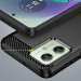 Tech-Protect Carbon Flexible TPU Case - тънък силиконов (TPU) калъф за Motorola Moto G54 5G (черен) 3