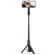 Tech-Protect L04s Wireless Selfie Stick Telescopic Tripod - разтегаем безжичен селфи стик с MagSafe и трипод за мобилни телефони (черен) 2