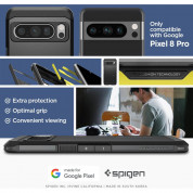 Spigen Tough Armor Case - хибриден кейс с най-висока степен на защита за Google Pixel 8 Pro (тъмносив) 16